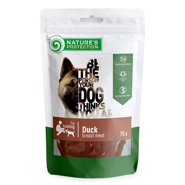 NP Snacks Duck Breast Meat 75g dog   Kawałki mięsa z piersi kaczki