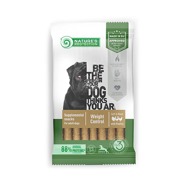 NP Snacks Weight Control Adult Poultry 110g dog  Przysmak z drobiu, "kabanosy"