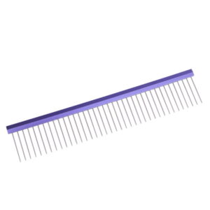 TPL Grzebień aluminiowy, ultra lekki, 25cm, fiolet, 38 zębów dł. 38mm