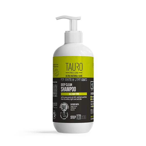 TPL Ultra Natural Care for White and Light Coats Deep Clean Shampoo 400ml