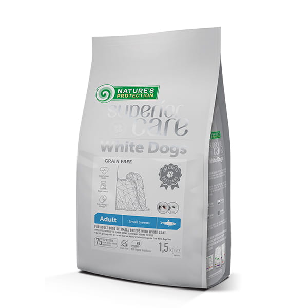 NP SC White Dogs Herring Adult Small Breeds 1,5 kg śledź