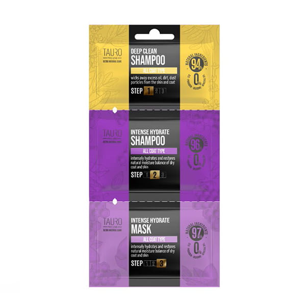 TPL Sample Deep Clean Shampoo 6ml + Intense Hydrate Shampoo 8ml +  Intense Hydrate Mask 4ml
