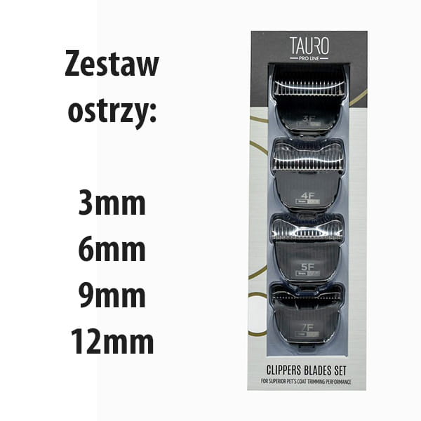 TPL WYMIENNE OSTRZA ZESTAW 3, 6, 9, 12 mm (DO MASZYNKI TPL909, DO  ZESTAWU 7 w 1)