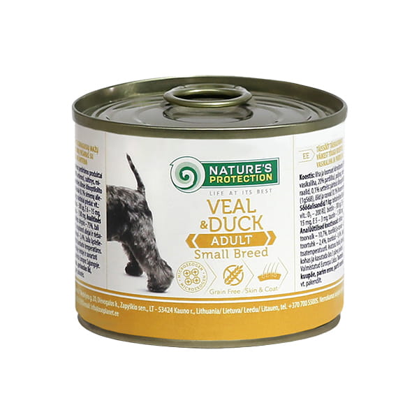 NP Adult Dog Small Breeds cielęcina & kaczka 200g